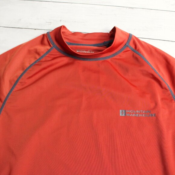 Mountain Warehouse Men's Rashguard Swim Shirt Size S Short Sleeve - Picture 3 of 4